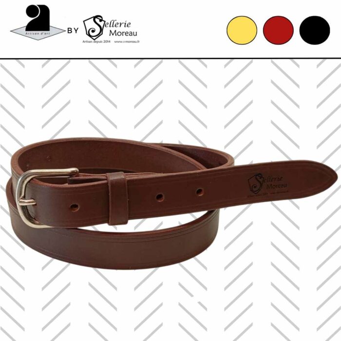 Ceinture simple en cuir pour femme – Image 1