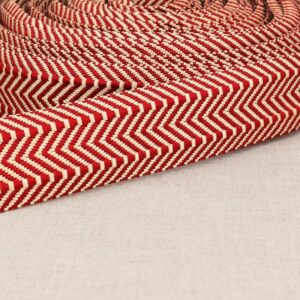 sangle double chevrons rouge